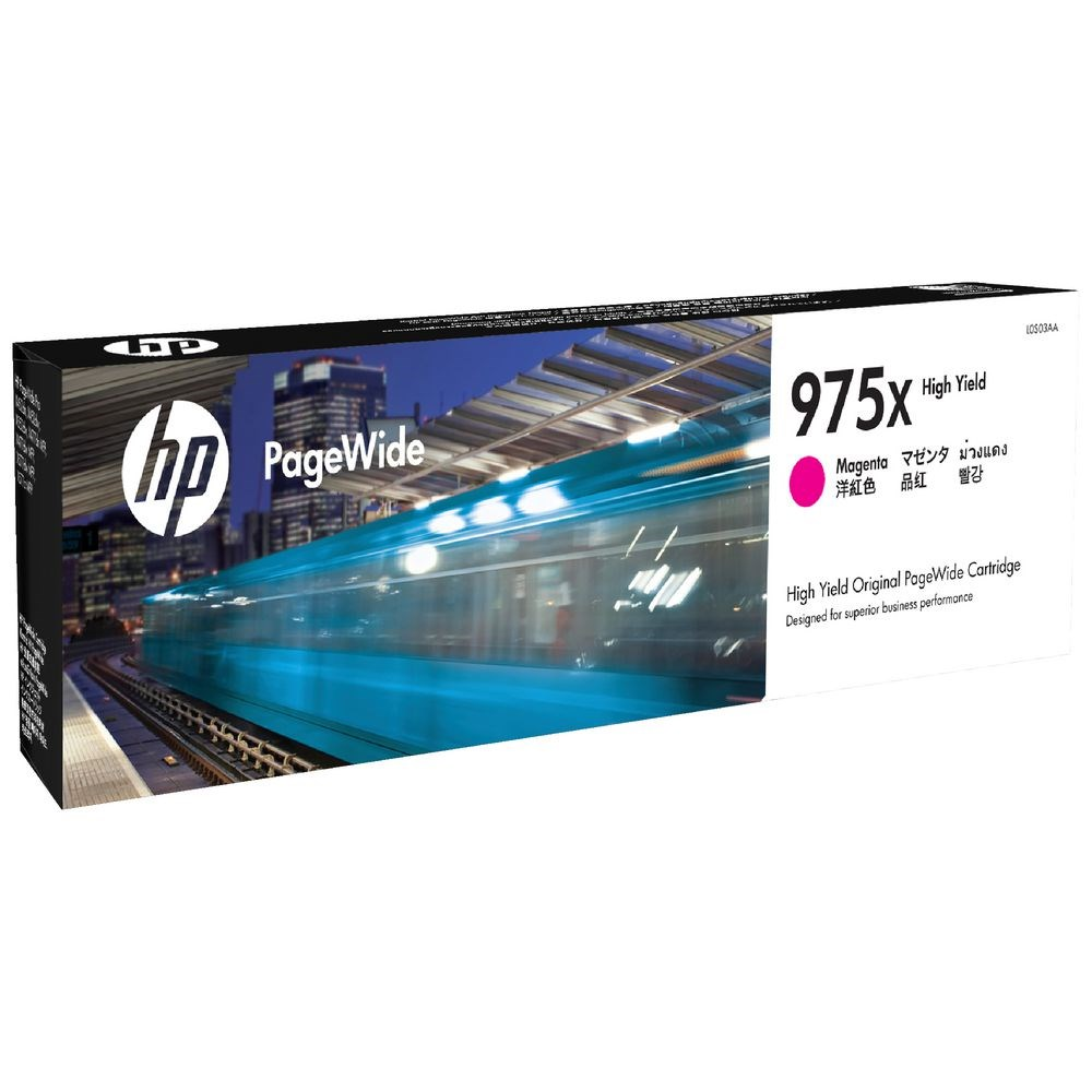 Mực in HP 975X High Yield Magenta Original PageWide Cartridge – Hộp mực đỏ cính hãng HP (L0S03AA)