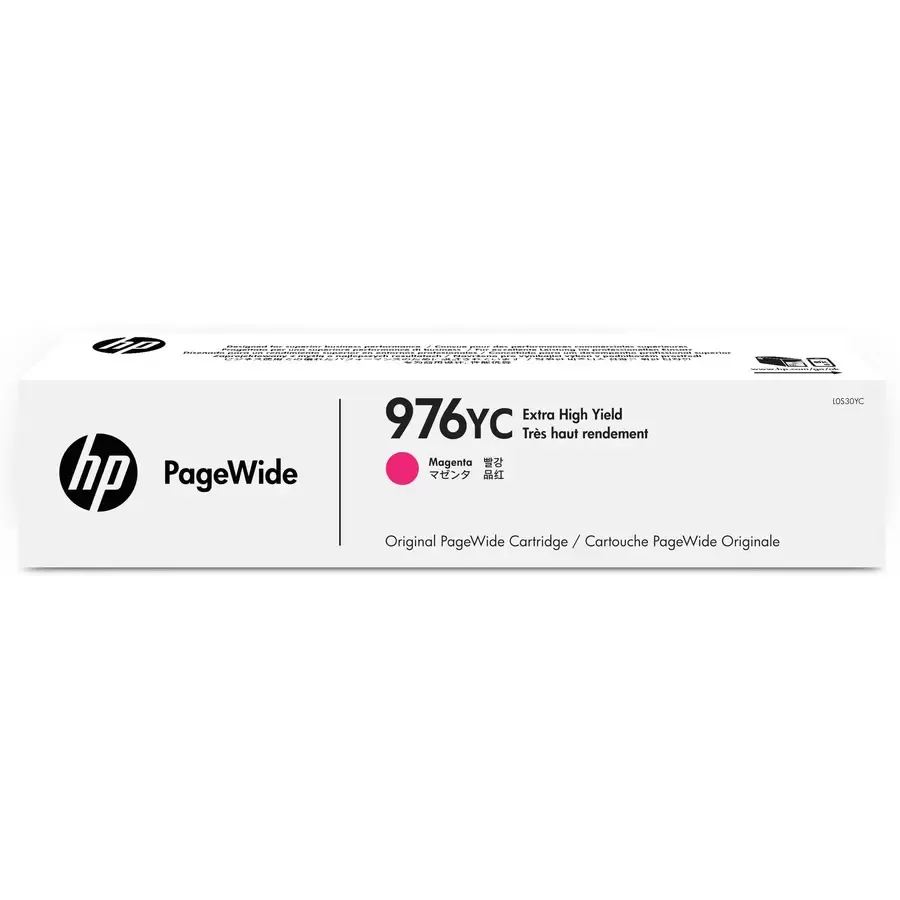 Mực in HP 976YC Magenta Contract PageWide Cartridge – Hộp mực đỏ chính hãng HP (L0S30YC)