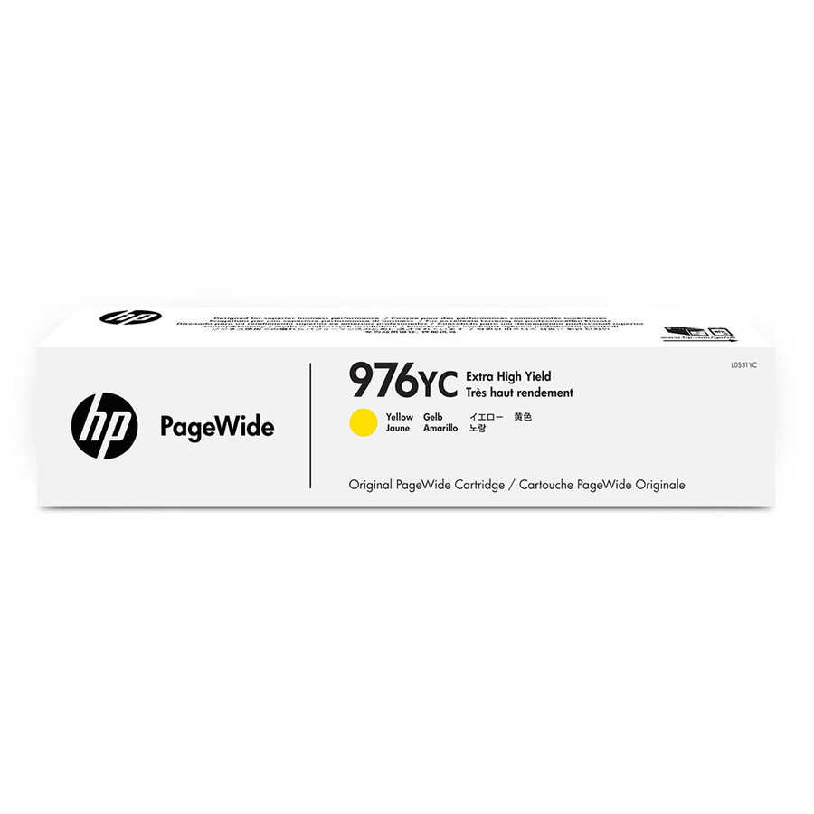 Mực in HP 976YC Yellow Contract PageWide Cartridge – Hộp mực vàng chính hãng HP (L0S31YC)