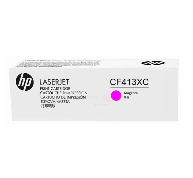 Mực in HP 410X Magenta Contract LaserJet Toner Cartridge – Hộp mực laser đỏ Magenta  chính hãng HP (CF413XC)