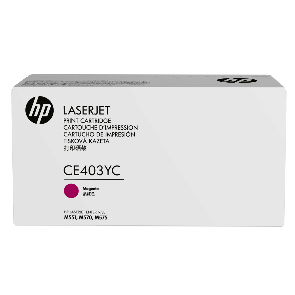 Mực in HP 507Y High Yield Magenta Original LaserJet Toner Cartridge – Hộp mực laser đỏ magenta chính hãng HP (CE403YC)