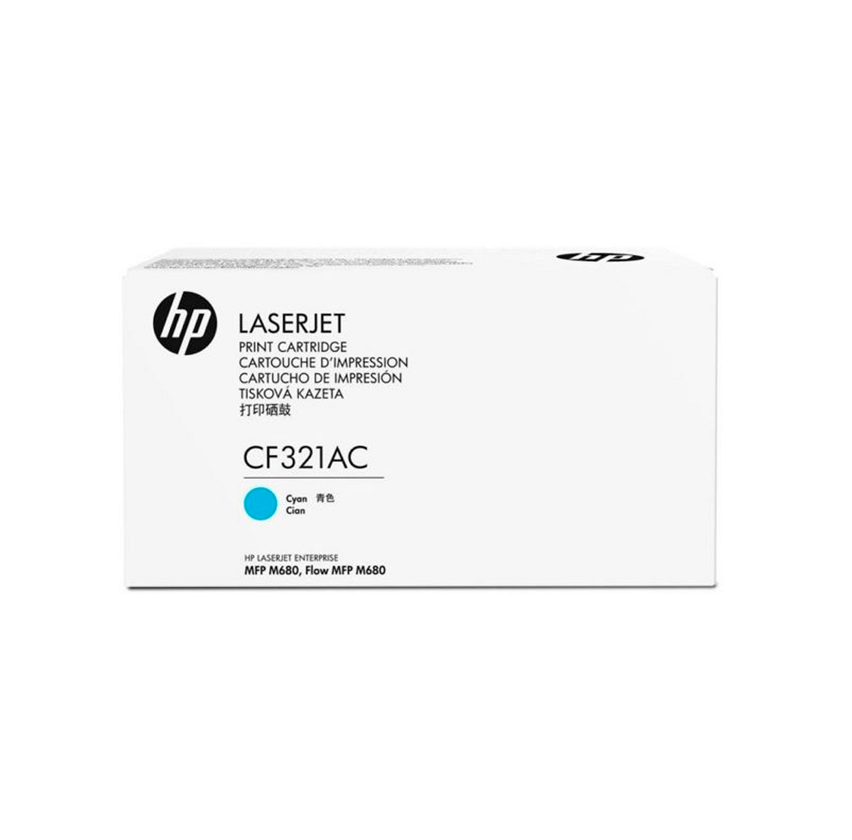 Mực in HP CF321AC Cyan Contract Original LaserJet Toner Cartridge – Hộp mực laser xanh Cyan chính hãng HP(CF321AC) 