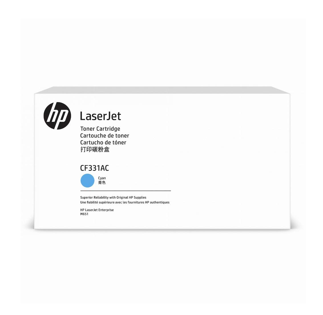 Mực in HP 654A Cyan Contract Original LaserJet Toner Cartridge – Hộp mực laser xanh Cyan chính hãng HP (CF331AC)
