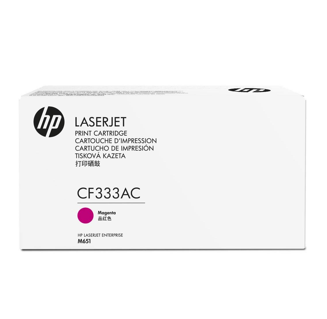 Mực in HP 654A Magenta Contract Original LaserJet Toner Cartridge – Hộp mực laser đỏ Magenta chính hãng HP (CF333AC)