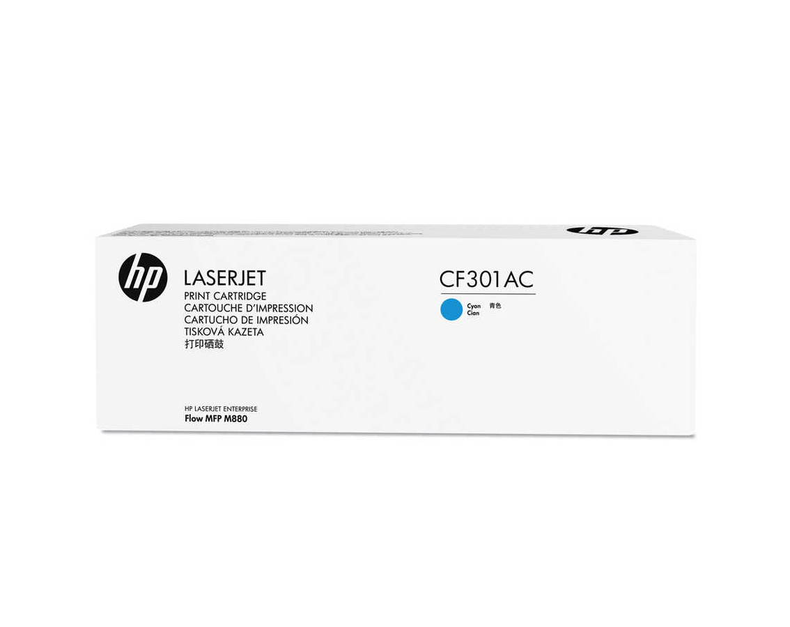 Mực in HP 827A Cyan Original LaserJet Toner Cartridge – Hộp mực laser xanh Cyan chính hãng HP (CF301AC)