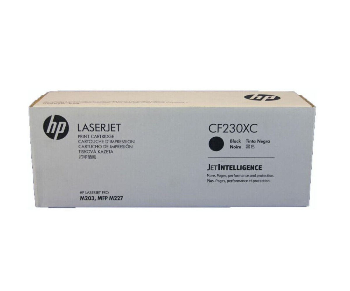 Mực in HP CF230XC Black Original LaserJet Contract Toner Cartridge – Hộp mực laser đen hợp đồng dung lượng cao chính hãng HP (CF230XC)