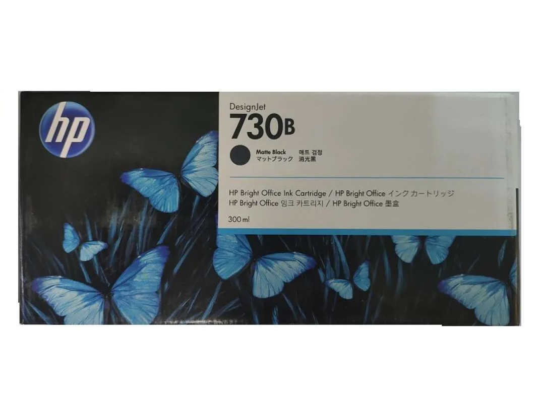 Mực in HP 730B Matte Black 300ml DesignJet Ink Cartridge – Hộp mực in phun đen nhám chính hãng HP (3ED51A)
