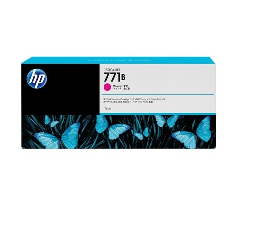 Mực in HP 771B Magenta 775ml DesignJet Ink Cartridge – Hộp mực đỏ dung tích lớn chính hãng HP (B6Y01A)