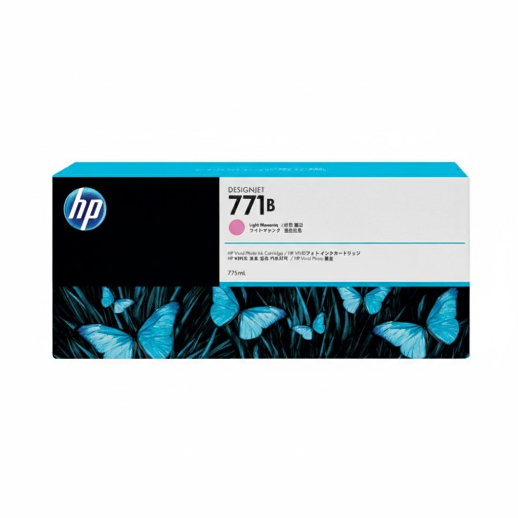 Mực in HP 771B Light Magenta 775ml DesignJet Ink Cartridge – Hộp mực hồng nhạt dung tích lớn chính hãng HP (B6Y03A)