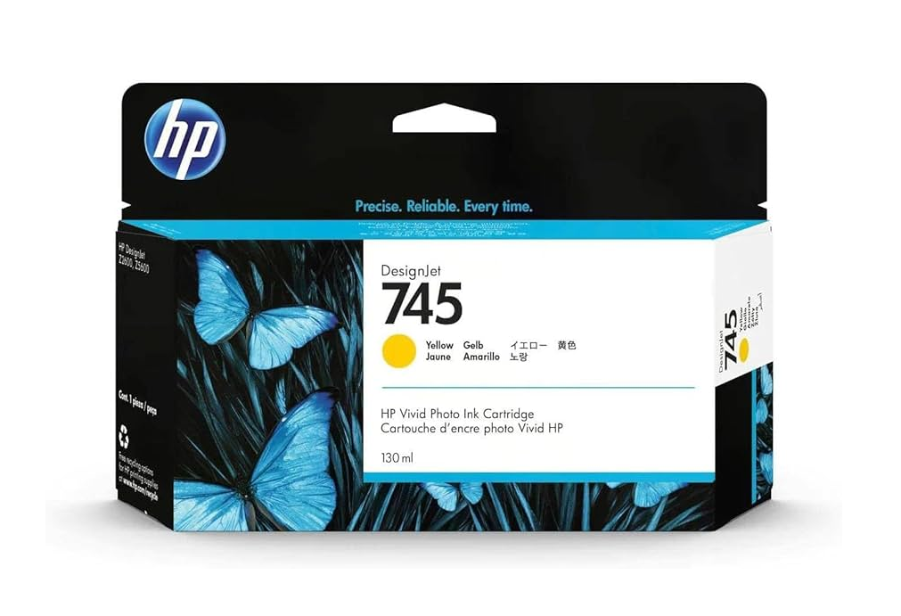 Mực in HP 745 Yellow 130ml F9J96A Chính Hãng | HP DesignJet- Công ty ...