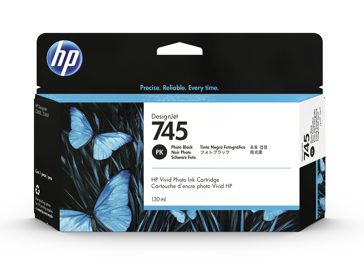 Mực in HP 745 Photo Black 130ml F9J98A Chính Hãng | HP DesignJet- Công ...