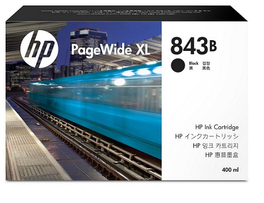 Mực in HP 843B Black 400ml PageWide XL Ink Cartridge – Hộp mực đen chính hãng HP (C1Q61A)