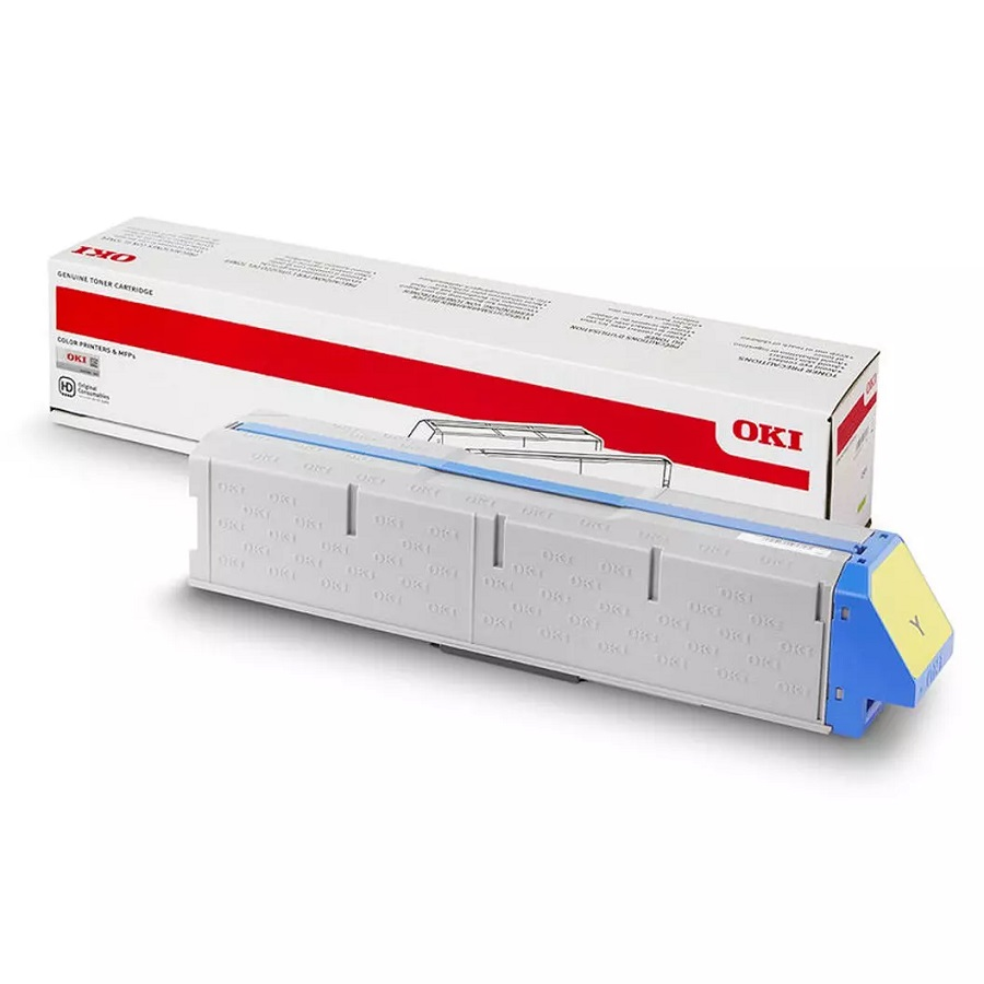 Mực in Oki Yellow Ultra High Capacity chính hãng – Toner vàng siêu dung lượng (45536570)