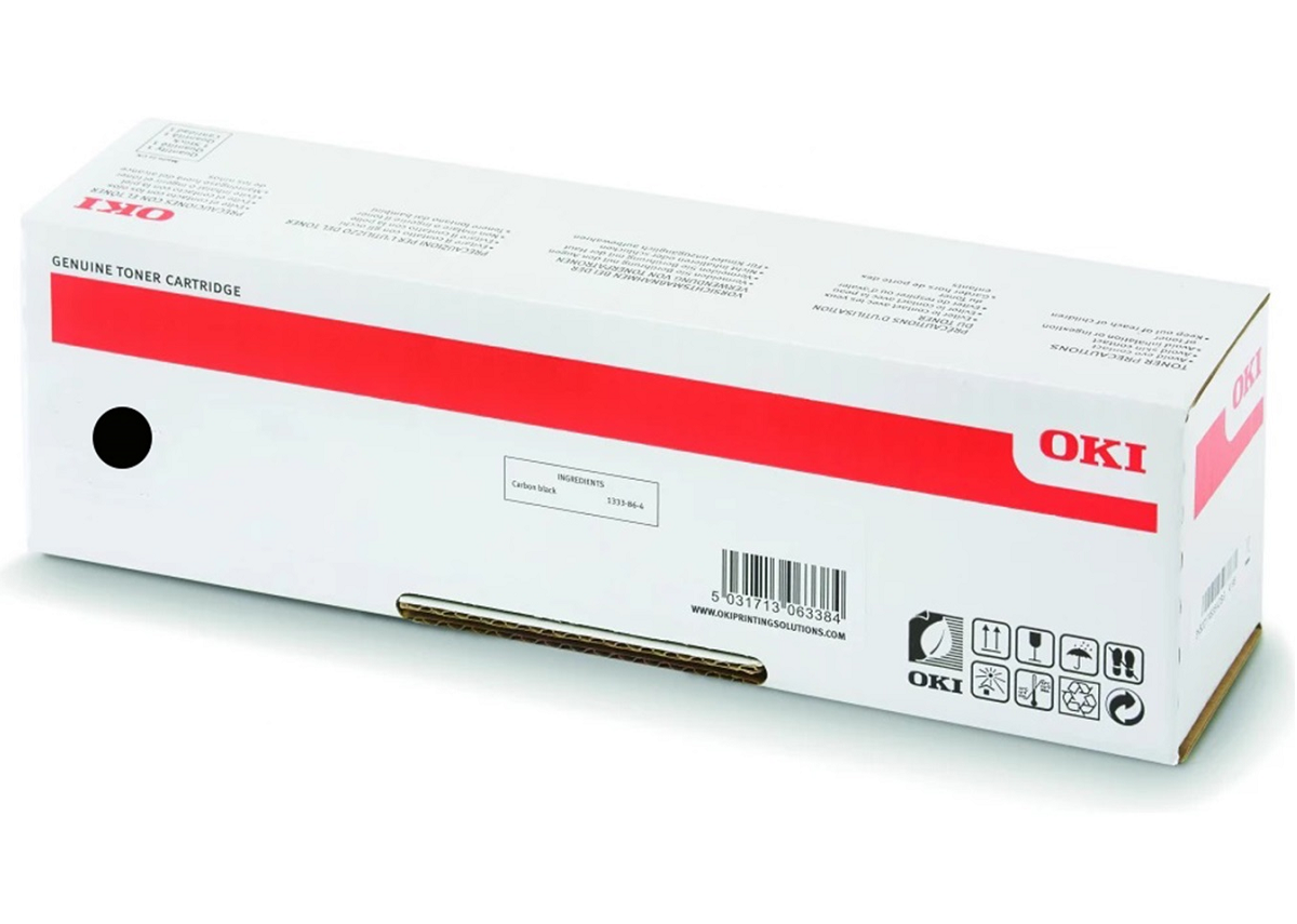 Mực in Oki Pro1040 / Pro1050 Black chính hãng – Toner đen cho máy in tem nhãn Oki Pro10 Series (46844014)