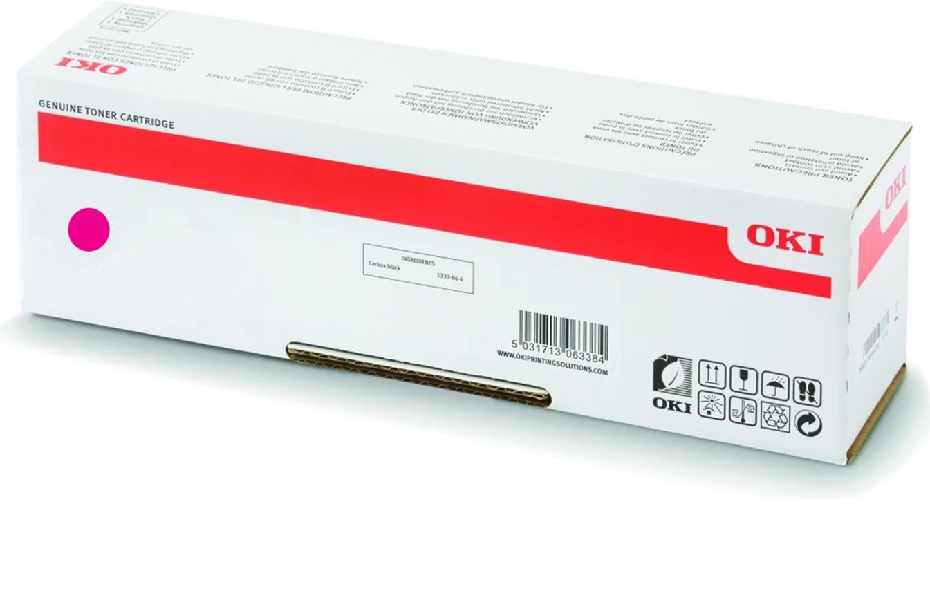 Mực in Oki Pro1040 / Pro1050 Magenta chính hãng – Toner đỏ cho máy in tem nhãn Oki Pro10 Series (46844012)