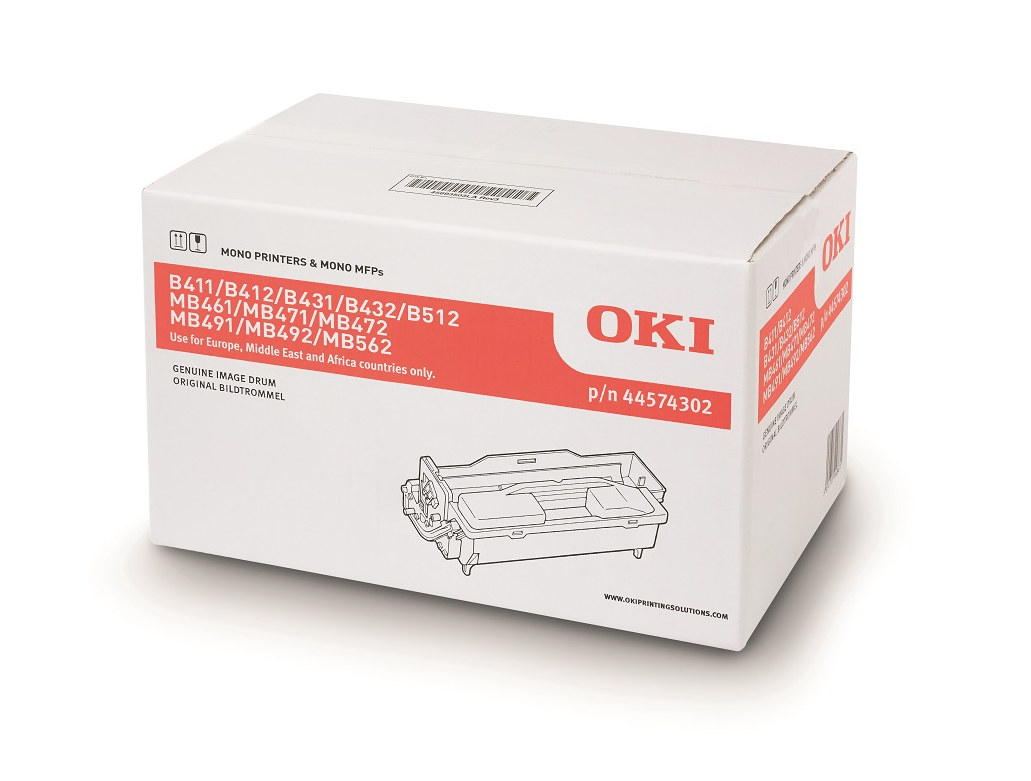Cụm trống Oki B411, B431, MB461, MB471, MB491 chính hãng – Image Drum Unit (44574302)
