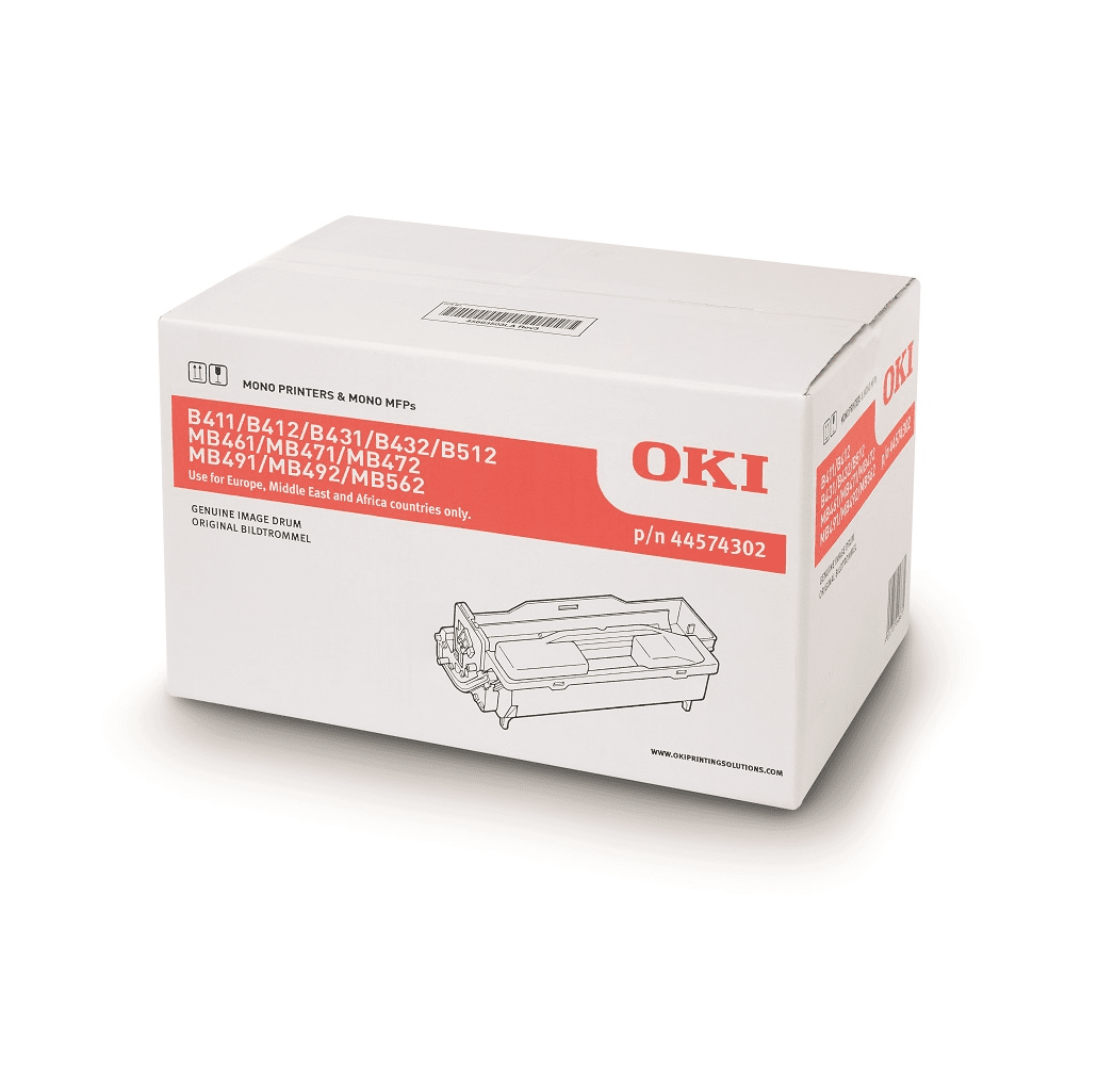Drum cho máy in Oki B411, B431, MB461, MB471 , MB491 – Cụm trống Oki Black Image Drum chính hãng (44574303) 