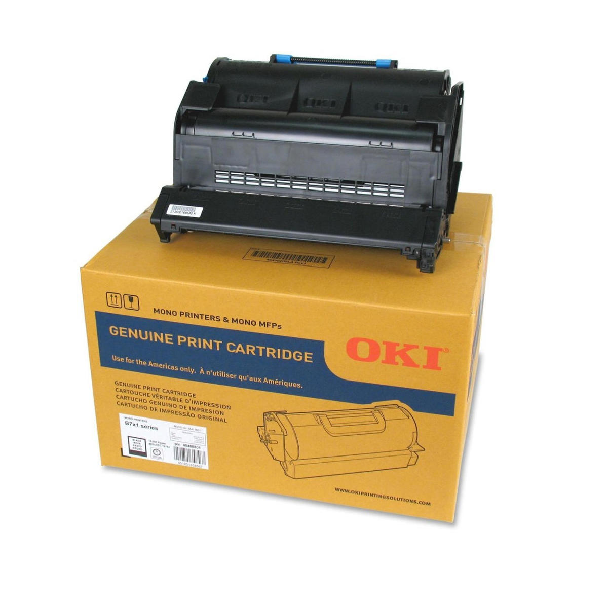 Mực in OKI B721 Black Toner Cartridge – Cho máy in OKI B721/B731 Mono LED (B721 Toner)