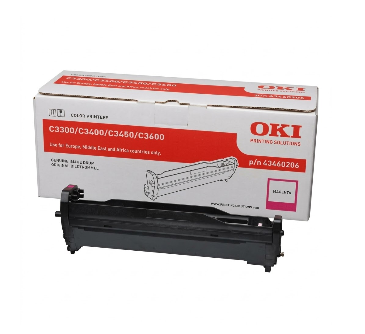 Trống in OKI C3300 Magenta Image Drum – Cho máy in OKI C3300n/C3400n/C3600n Color LED (C3300 Magenta Drum)