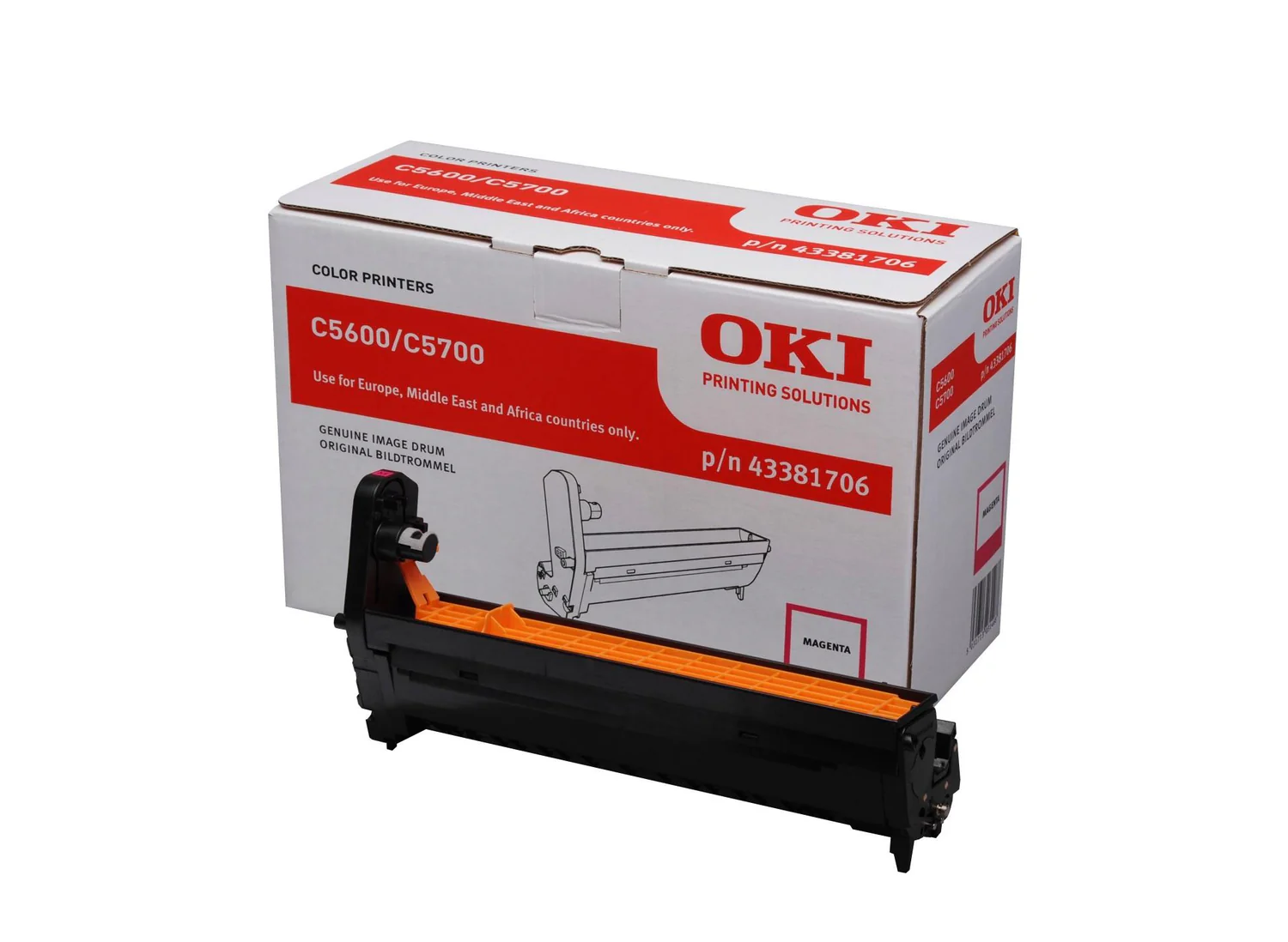 Trống in OKI C5600 Magenta Image Drum – Cho máy in OKI C5600n/C5600dn/C5700n/C5700dn Color LED (C5600 Magenta Drum