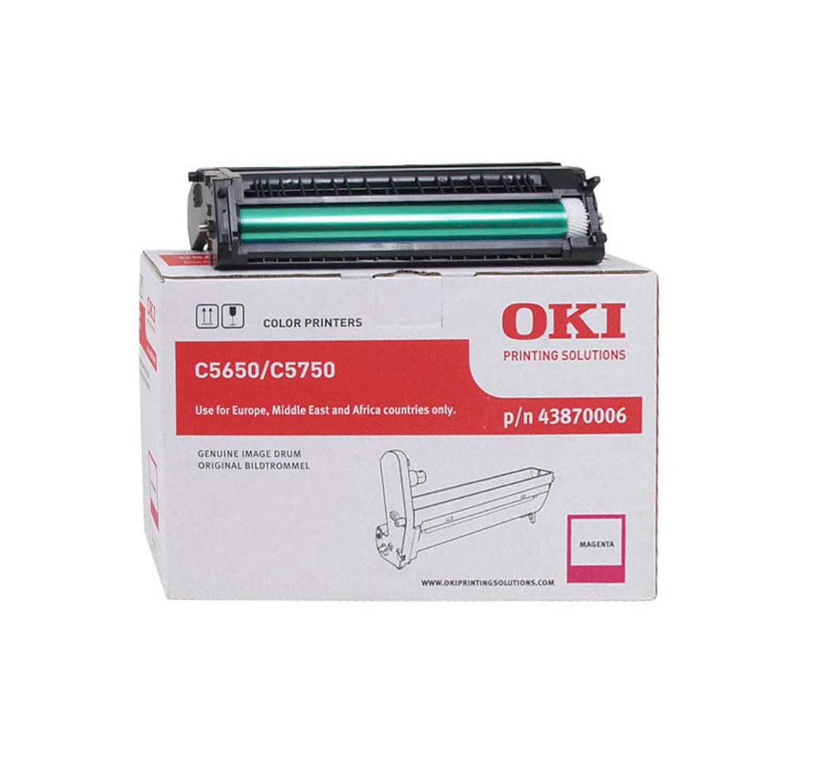 Trống in OKI C5650 Magenta Image Drum – Cho máy in OKI C5650n/C5650dn/C5750n/C5750dn Color LED (C5650 Magenta Drum)