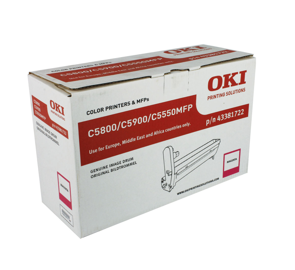 Trống in OKI C5800 Magenta Image Drum – Cho máy in OKI C5800n/C5800dn/C5900n/C5900dn Color LED (C5800 Magenta Drum)