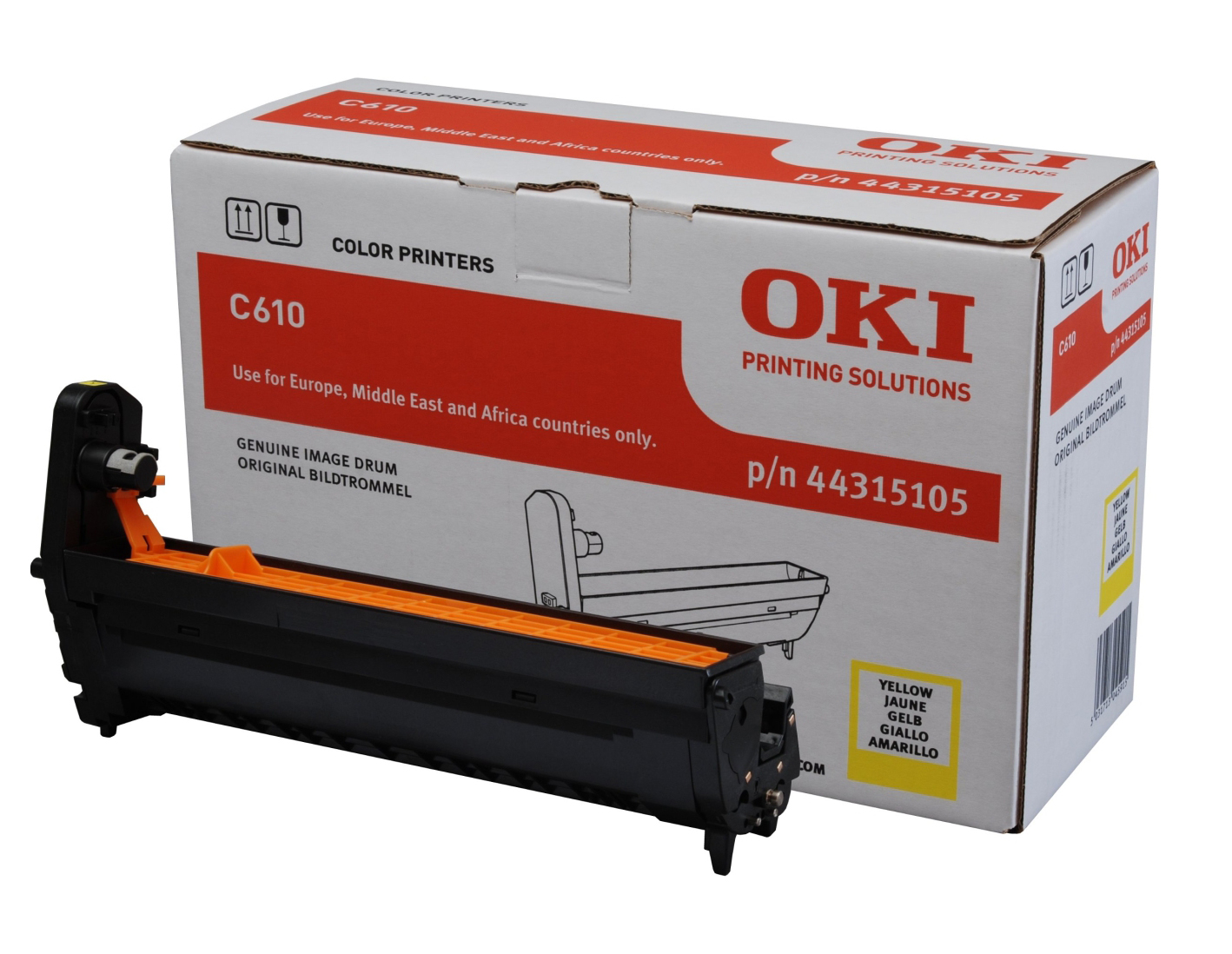 Trống in OKI C610 Yellow Image Drum – Cho máy in OKI C610n Color LED (C610 Yellow Drum)