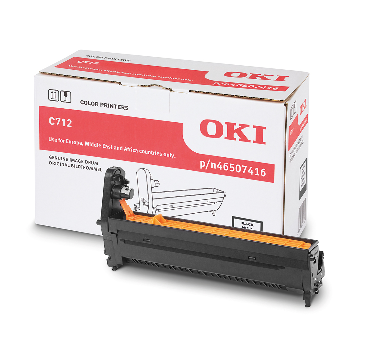 Trống in OKI C712 Black Image Drum – Cho máy in OKI C712n Color LED (C712 Black Drum)