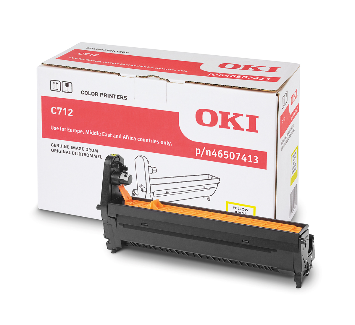 Trống in OKI C712 Yellow Image Drum – Cho máy in OKI C712n Color LED (C712 Yellow Drum)
