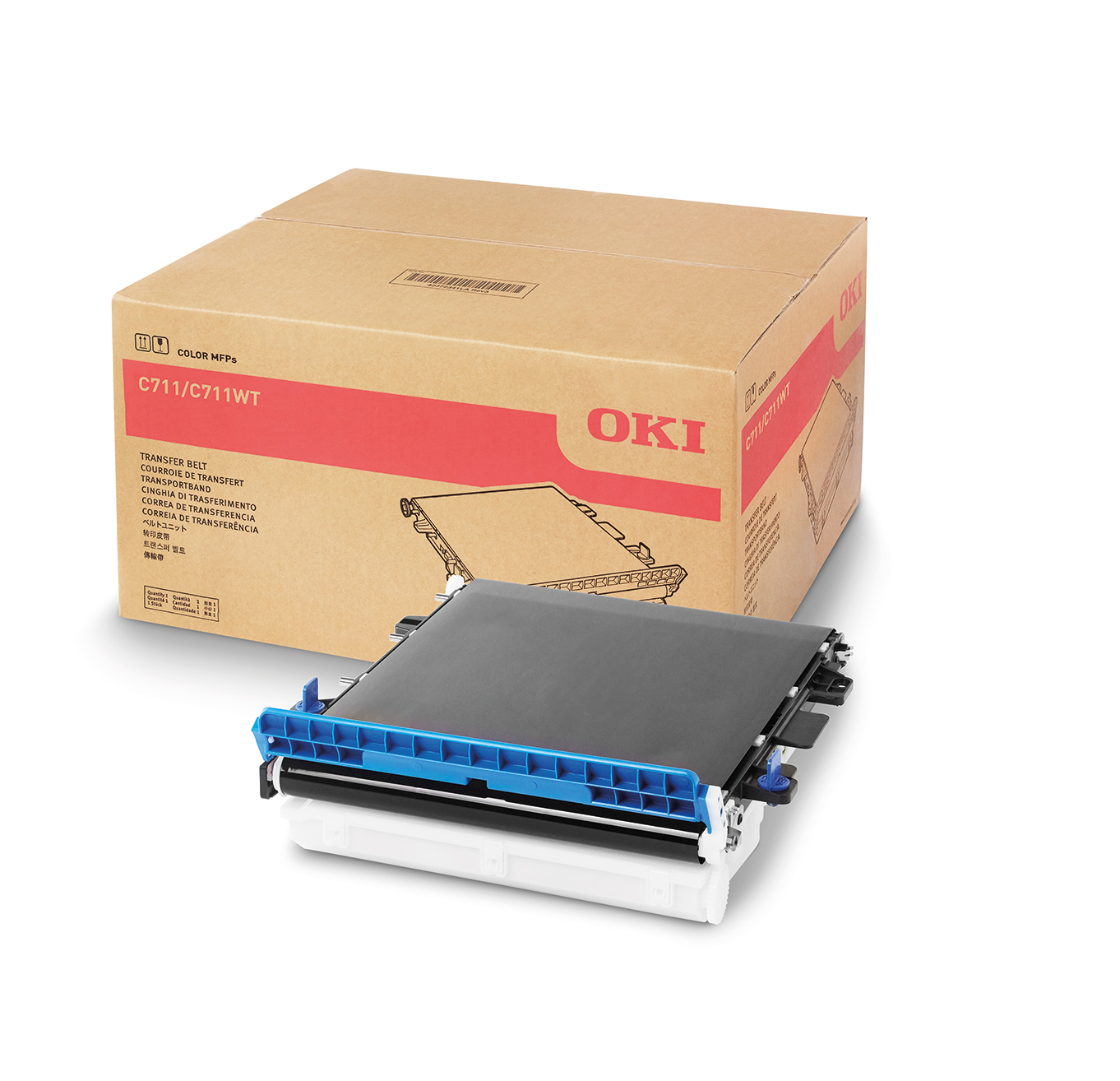 Bộ băng chuyền Transfer Belt OKI C610/C711 – Băng tải mực máy in màu OKI chính hãng (C610 Transfer Belt)