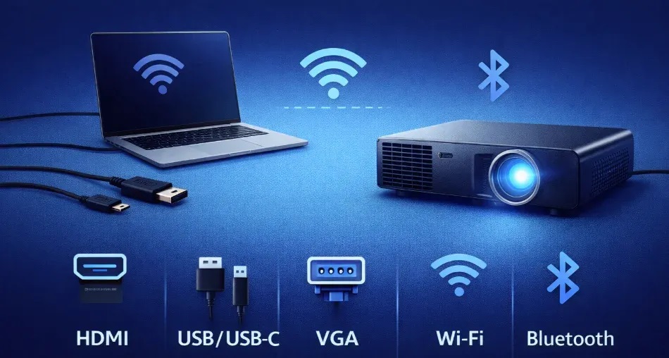 Máy chiếu Epson kết nối laptop – cách sử dụng đơn giản và ổn định