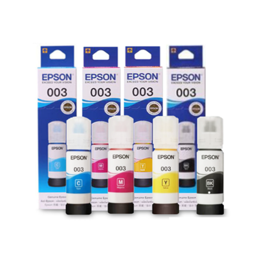 Mực Epson 003 dùng cho máy nào? Hướng dẫn chọn đúng và tránh sai lầm thường gặp