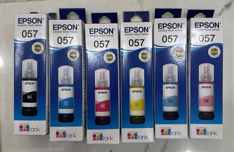 Mực Epson 057 dùng cho máy nào? Có gì khác so với T673 và có nên nâng cấp không?