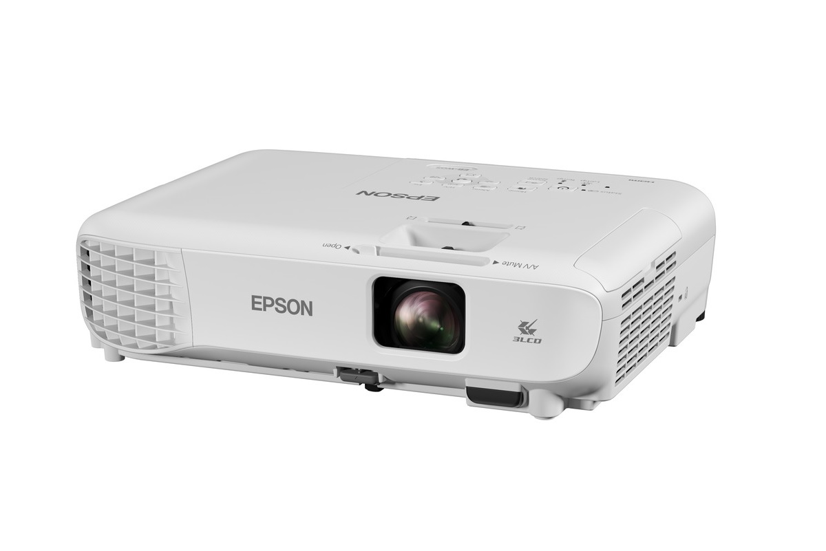 Máy chiếu Epson EB-W05 WXGA 3LCD 3300 Lumens – Máy chiếu văn phòng, lớp học, trình chiếu HD (EB-W05)