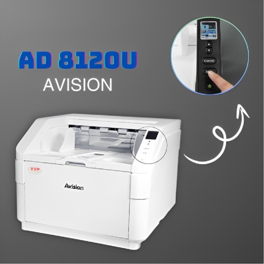Máy scan Avision AD8120UN xử lý được bao nhiêu trang mỗi ngày?