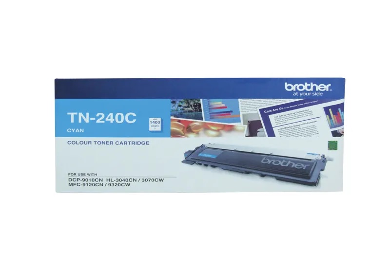 Mực in Brother TN-240 Cyan Original Laser Toner Cartridge – Hộp mực laser màu xanh chính hãng Brother (TN-240C)