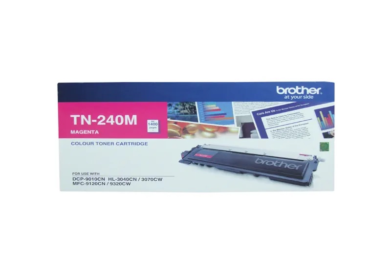 Mực in Brother TN-240 Magenta Original Laser Toner Cartridge – Hộp mực laser màu đỏ chính hãng Brother (TN-240M)