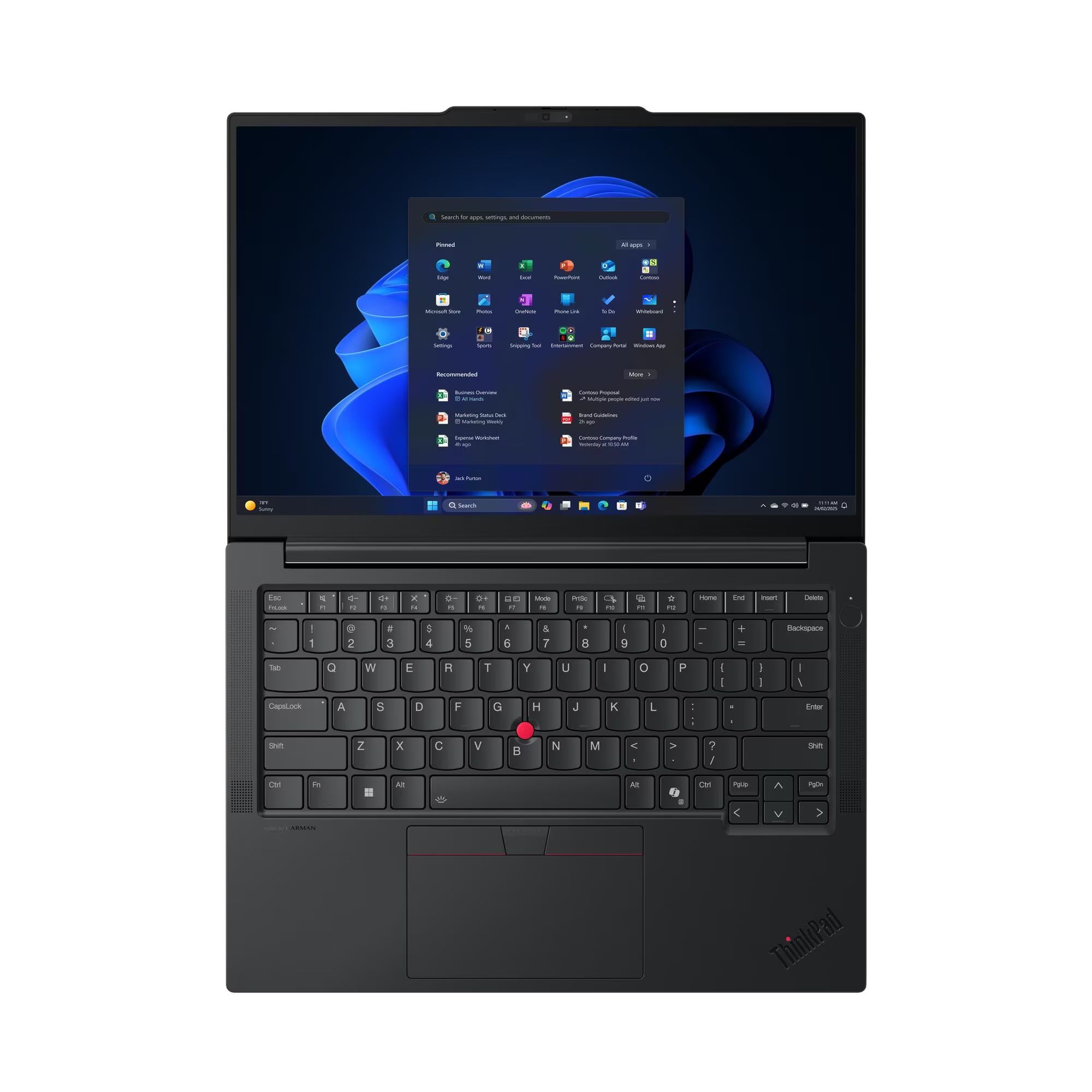 Laptop Lenovo ThinkPad E14 Gen 7 14 inch WUXGA – Core 7-240H, RAM 32GB DDR5, SSD 512GB, Windows 11, vân tay, màu đen (21T90029VN)