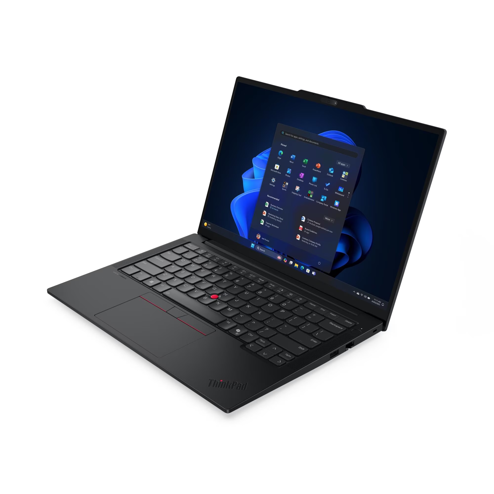 Laptop Lenovo ThinkPad E14 Gen 7 14 inch WUXGA – Core 7-240H, RAM 16GB DDR5, SSD 512GB, Windows 11, vân tay, màu đen (21T90025VN)