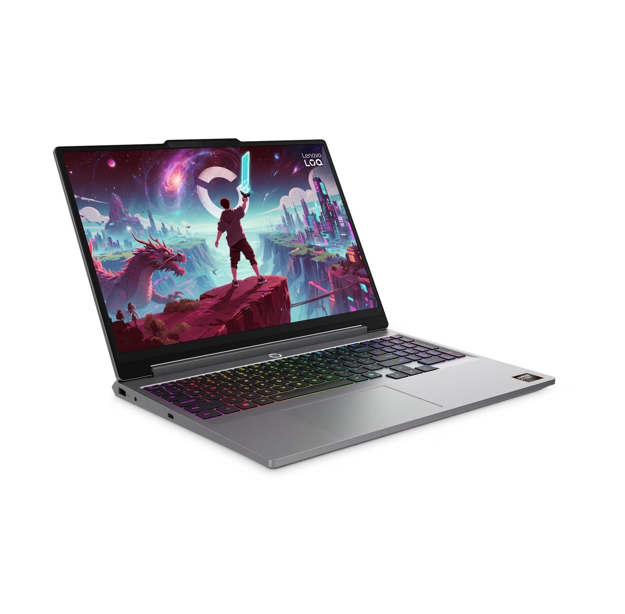 Laptop Lenovo LOQ 15AHP11 15.3 inch Ryzen 7 250 – 16GB RAM, 512GB SSD, WUXGA 165Hz, RTX 5050 8GB, Windows 11, màu xám (83TN0040VN)