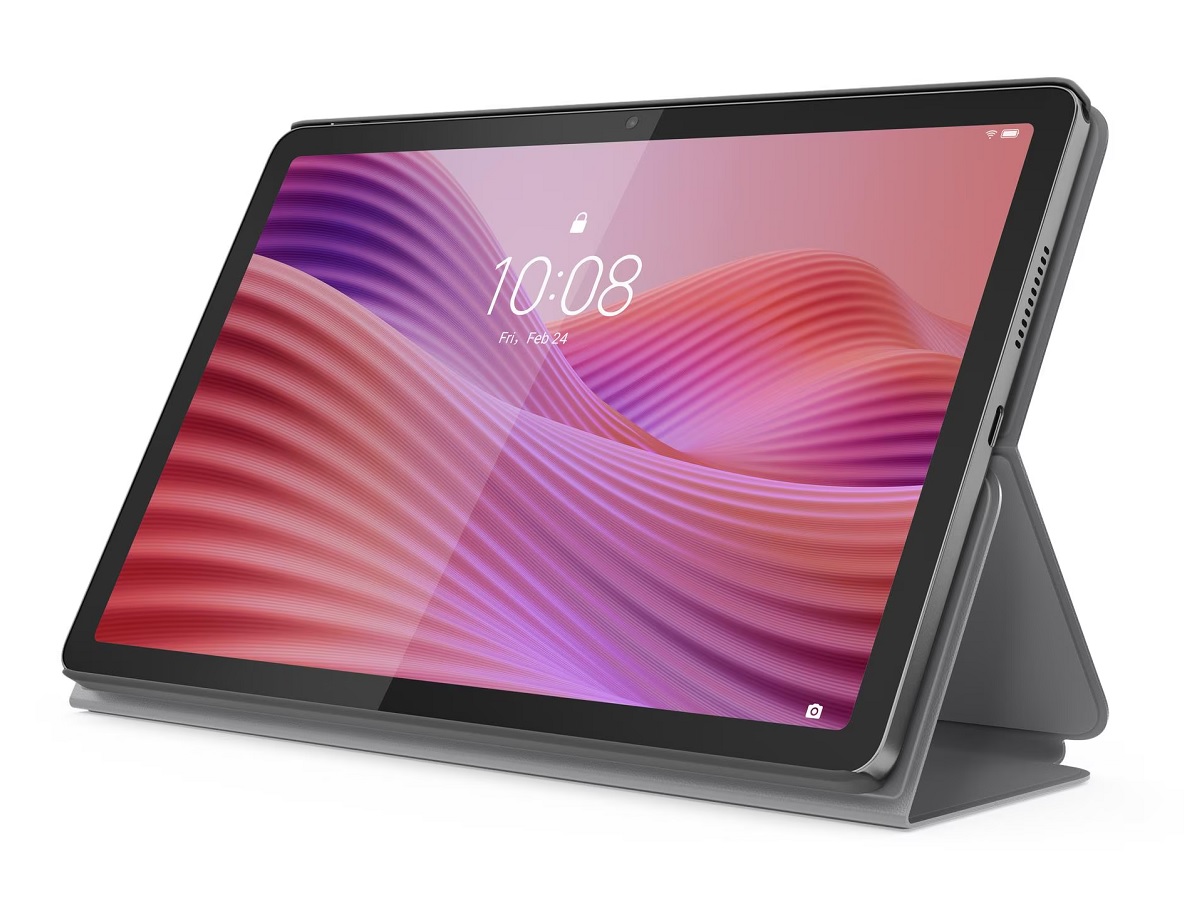 Máy tính bảng Lenovo Tab 10.1 inch WUXGA IPS – Helio G85/4GB/64GB, 4G LTE, WiFi, Android 14 kèm Folio Case màu xám (TB311XU) ZAEJ0145VN