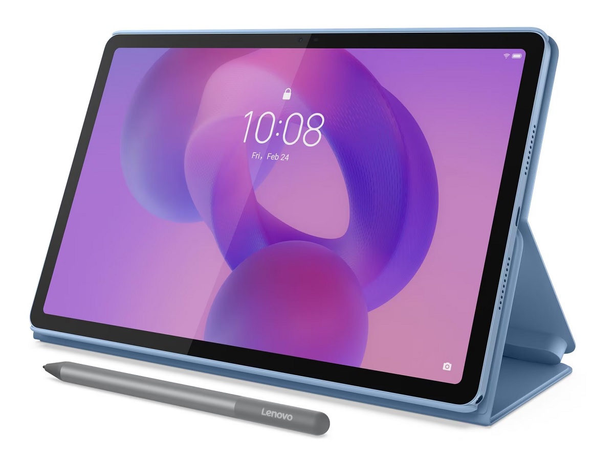 Máy tính bảng Lenovo Idea Tab 11 inch 2.5K 90Hz – Dimensity 6300/8GB/128GB, WiFi, Android 15 kèm Pen & Folio Case màu xanh (TB336FU) ZAFR0472VN